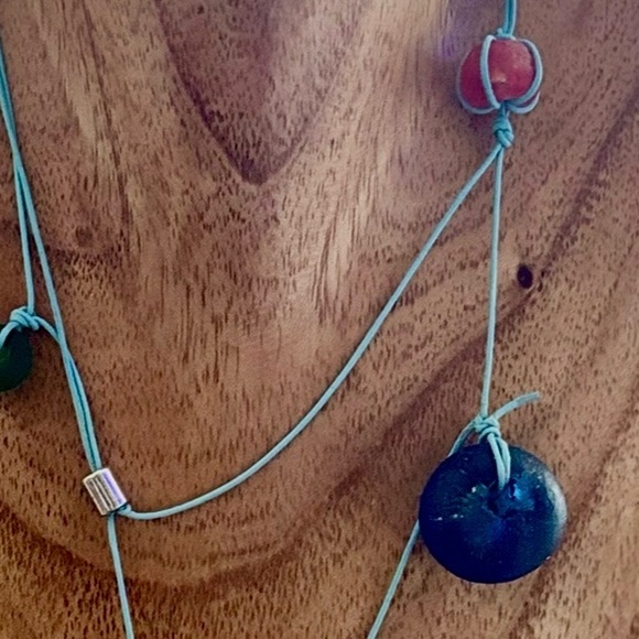 🍒NEW Flotsam & Jetsam Handmade Asymmetrical Charm Necklace by Loaded - Picture 4 of 7